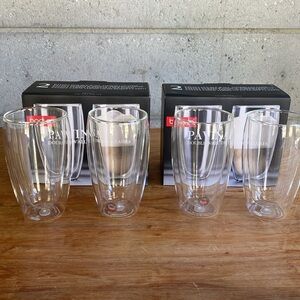 🆕4x Bodum Pavina Double Wall Thermo Glasses